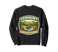 Vermont The Green Mountain State Souvenir Viaggio Memorabilia Felpa