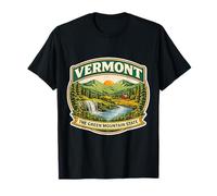 Vermont The Green Mountain State Souvenir Viaggio Memorabilia Maglietta