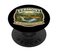 Vermont The Green Mountain State Souvenir Viaggio Memorabilia PopSockets PopGrip Adesivo