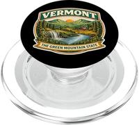 Vermont The Green Mountain State Souvenir Viaggio Memorabilia PopSockets PopGrip per MagSafe