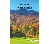 Vermont word search: 6x9 inch puzzle book