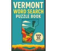 Vermont Word Search Puzzle Book