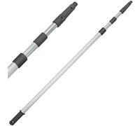 Vermop 12930 - Asta telescopica in tre parti, 180 cm, colore: Antracite, grigio