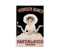 Vermouth - Poster con stampa artistica da parete con bianco Martini, stile vintage, 30 x 45 cm