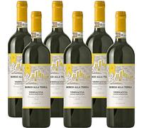 Vernaccia di San Gimignano Docg | Borgo Alla Terra Geografico | Vino Bianco Toscana | 6 Bottiglie 75cl | Idea Regalo