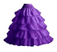 VERNASSA Gonna a Campana di Abiti da Ballo 4-Hoop Slip Crinoline Underskirt per Donna