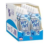 Vernel Fresh Control Ammorbidente Neutralizza Odori, profumazione Freschezza Glaciale, Confezione da 12 x 700 ml