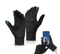 Vernerth Guanti da Ciclismo Invernali - Termici Touchscreen Impermeabili con Grip in Silicone per Uomo e Donna, Ideali per Bici Corsa Escursionismo