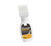 Vernice a base d'acqua metallizzata in lamina d'oro con pennello, facile da applicare, decorazione lussuosa per la casa