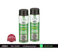 Vernice Acrilica Nero Lucido Brillante Per Ruote Auto 2x500ml - Aerosol Spray 00