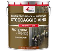 Vernice alimentare per torchio, per lo stoccaggio del vino - REVEPOXY - 206-1 kg Rosso Bruno - RAL 3011 - ARCANE INDUSTRIES