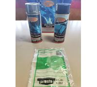 VERNICE ALTA TEMPERATURA PINZE FRENO SILVER CHROME CROMATO 3PZ 400ML BOMBOLETTA