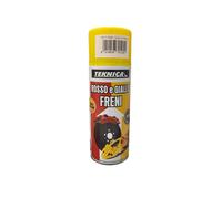 Vernice Alte Temperature 800° Spray Pinze Freni Auto Moto 400 ml Giallo o Rosso