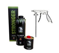 Vernice Antigraffio Goffrata T-Rex Colorabile Tinta a Scelta 1 Lt Ivat + Pistola