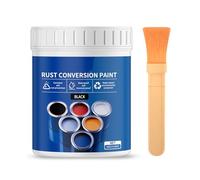 Vernice antiruggine a base d'acqua da 300 g con pennello che offre rivestimento protettivo resistente alle intemperie e colorato per superfici metalliche e superfici metalliche abbellimento