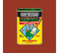 Vernice Antiruggine in Gel Fernovus 750ml Satinato Rosso Mattone