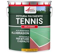 Vernice antiscivolo per campi da tennis - ARCATENNIS - Giallo Traffico - RAL 1023 - ARCANE INDUSTRIES
