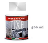 Vernice Argento Interni Silver Metallizzata Pronto all'uso Ferro Legno Muri Tixe