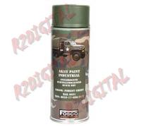 VERNICE ARMI FOSCO SPRAY 400ML FOREST GREEN PER PISTOLA FUCILE PLASTICA GOMME