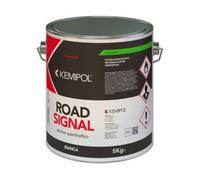 Vernice bianca KEMIPOL DA KG.5 PER Segnaletica STRADALE, COLORE BIANCO .KG.5