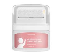 Vernice bianca per mobili, kit di riparazione per cartongesso portatile, con spazzola a rullo, spazzola rotante, strumento di riparazione per pareti, porte, armadi, legno