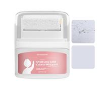 Vernice bianca per parete, kit di riparazione per cartongesso con spazzola a rullo, spazzola per riparazione pareti ad asciugatura rapida, strumento di riparazione per pareti in cemento