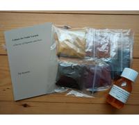 Vernice Colorare Kit, 5 Pigmenti, Libro E Lino Olio Per Liutaio Violino / Cello