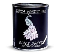 Vernice Decorativa ad Effetto Lavagna, di colore Nero, a Base di Acqua, Made in Italy, Adatta ad Ogni Superficie - Formato 1 lt