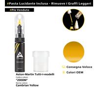 Vernice di ritocco per Aston Martin Tutti i modelli Codice: 2000M Cambrian Yello