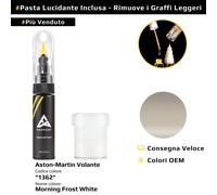Vernice di ritocco per Aston Martin Volante Codice: 1362 Morning Frost White