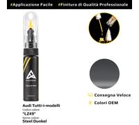 Vernice di ritocco per Audi Tutti i modelli Cod: LZ49 Steel Dunkel