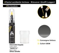 Vernice di ritocco per Chevrolet Impala Codice: WA911L Silver Smoke