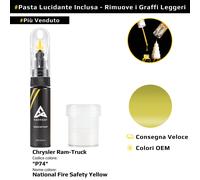 Vernice di ritocco per Chrysler Ram Truck Codice: P74 National Fire Safety Yello