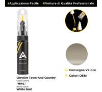 Vernice di ritocco per Chrysler Town And Country Cod: HWL White Gold