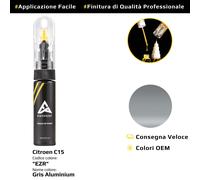 Vernice di ritocco per Citroen C15 Cod: EZR Gris Aluminium