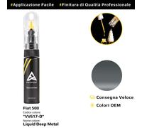 Vernice di ritocco per Fiat 500 Cod: VV617/D Liquid Deep Metal