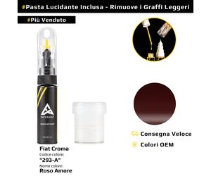 Vernice di ritocco per Fiat Croma Codice: 293/A Roso Amore
