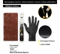 Vernice di ritocco per Fiat Doblo Kit 632 Nero Coscienza Sporca