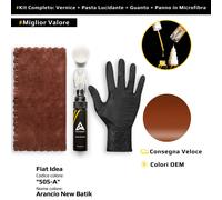Vernice di ritocco per Fiat Idea Kit 505/A Arancio New Batik