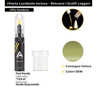 Vernice di ritocco per Fiat Panda Codice: 733/A Verde Guacamole