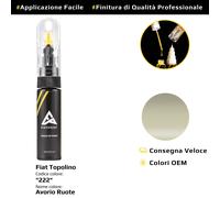 Vernice di ritocco per Fiat Topolino Cod: 222 Avorio Ruote