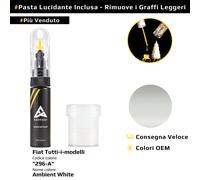 Vernice di ritocco per Fiat Tutti i modelli Codice: 296/A Ambient White