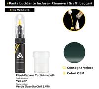 Vernice di ritocco per Fleet Espana Tutti i modelli Codice: 5JL4B Verde Guardia