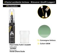 Vernice di ritocco per Fleet Italia Tutti i modelli Codice: 6098M Verde Chiaro S