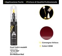 Vernice di ritocco per Ford Tutti i modelli Cod: 6153/EM Em Medium Red