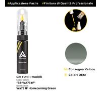 Vernice di ritocco per Gm Tutti i modelli Cod: 38/WA731F Wa731F Homecoming Green