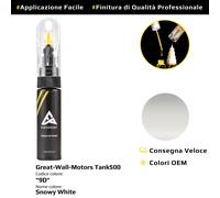 Vernice di ritocco per Great Wall Motors Tank500 Cod: 9D Snowy White