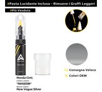 Auto Ritocco Vernice Per HONDA CIVIC Code: NH583M NEW VOGUE SILVER