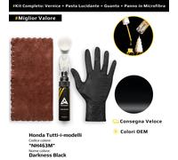 Vernice di ritocco per Honda Tutti i modelli Kit NH463M Darkness Black