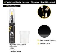 Vernice di ritocco per Hyundai Santa Cruz Codice: S3B Twilight Black